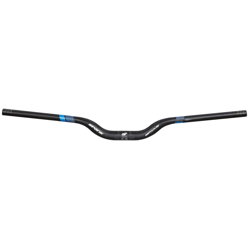 Ohjaustanko SPANK SPIKE 800 VIBROCORE Rise 50 mm 31.8/800 mm Musta / Sininen Edullinen Hinta