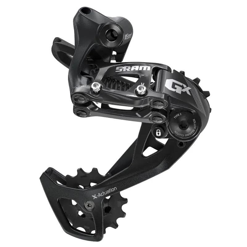 Superhinta Takasiirtäjä SRAM GX 2x11V Pitkä Häkki Musta