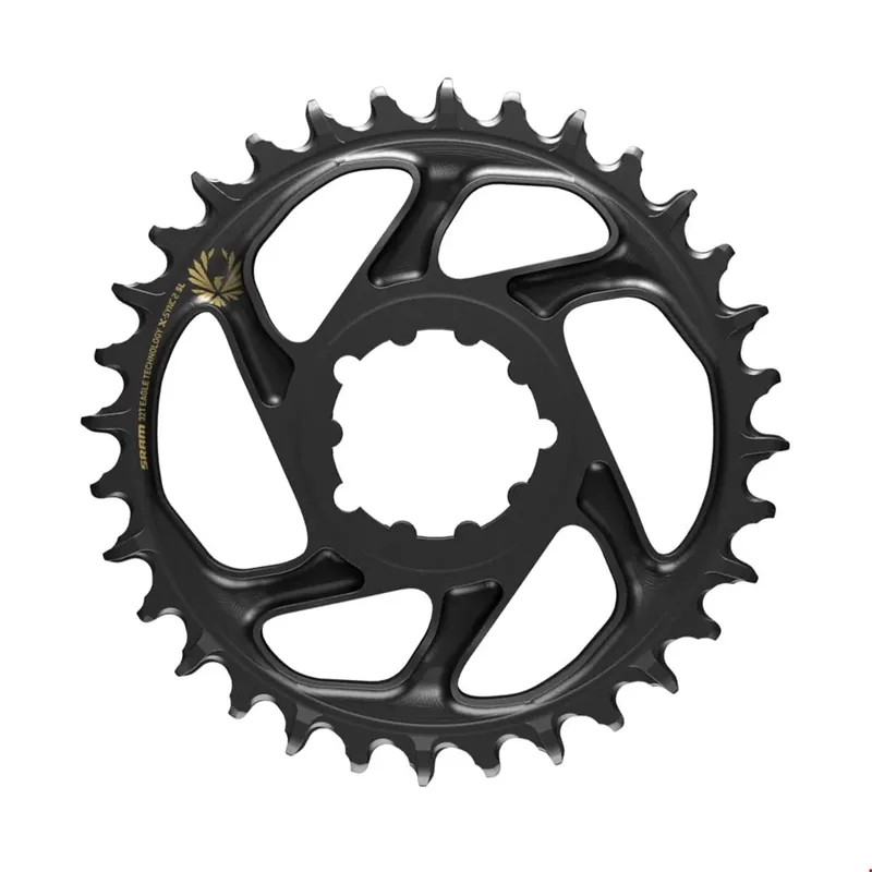 Alkuperäinen SRAM EAGLE X-SYNC 2 SL BOOST 12V Direct Mount Offset 3mm Musta/Kulta mono-ketjupyörä