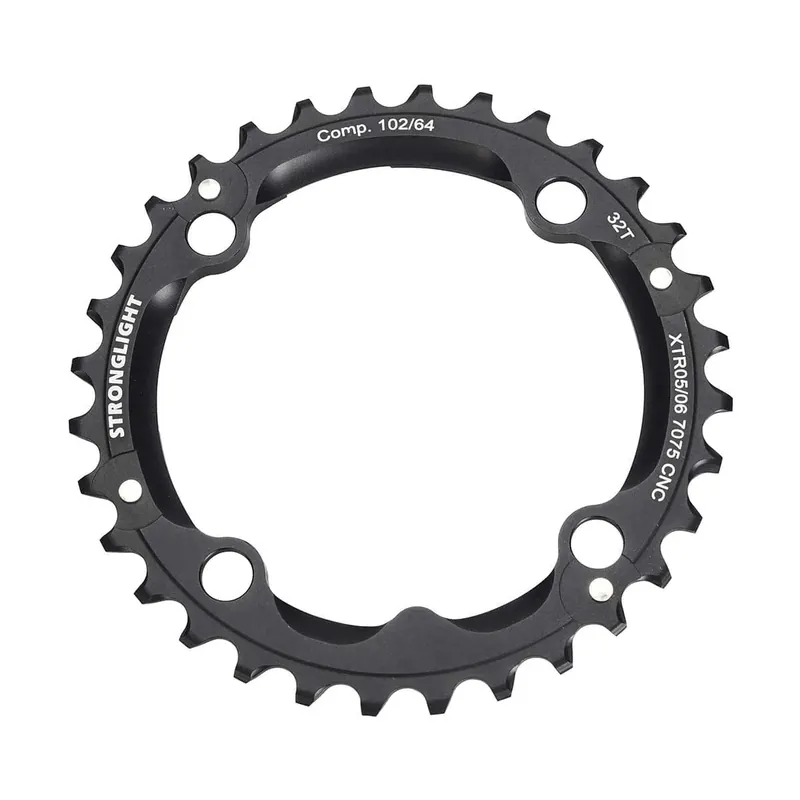 Superhinta STRONGLIGHT ALU 7075 SHIMANO XTR M960 9V 4 Reikää 102mm Väliketjupyörä