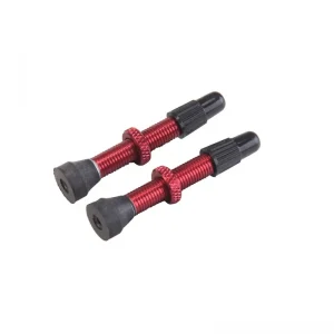 2 kpl VAR Presta -venttiilit Alumiini 35 mm Punainen Superhinta