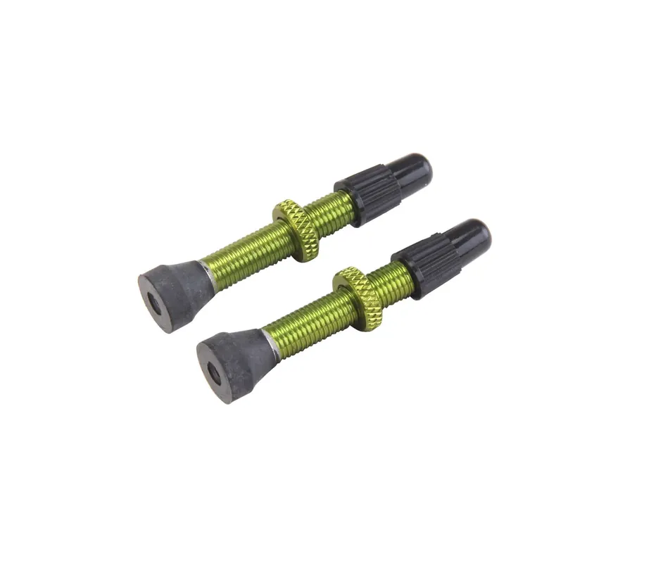2 kpl VAR Presta -venttiilit Alumiini 35 mm Vihreä Aito