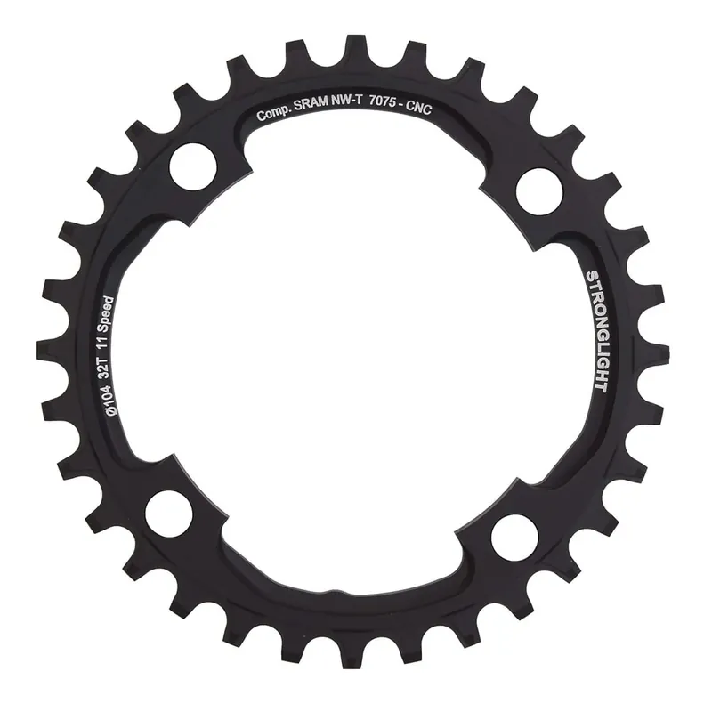 Tarjous STRONGLIGHT ALU 7075 NARROW WIDE Sram X01 11V 4 Reikää 104mm Monoketjupyörä