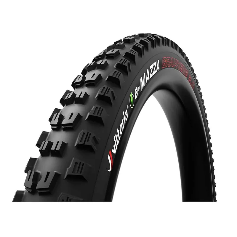 Uutuus VITTORIA E-MAZZA ENDURO 29x2.60 2-Ply 4C Graphène 2.0 Tubeless Ready Souple -rengas musta