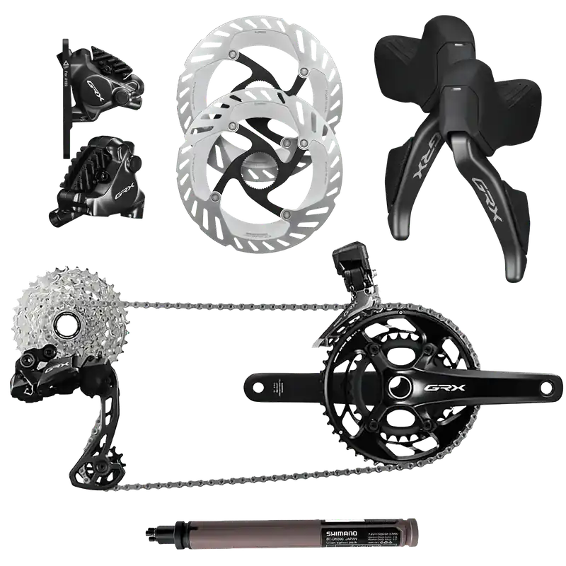 Halpa SHIMANO GRX RX825 Di2 2x12V -ryhmäsetti