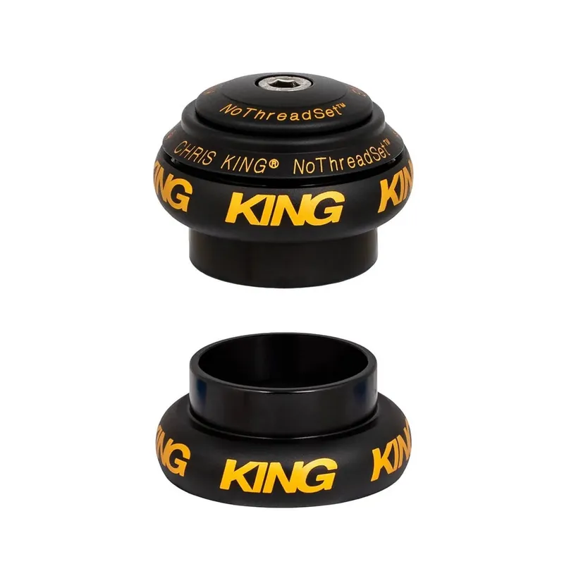 Ulkoinen Ohjainlaakeri CHRIS KING NOTHREADSET 1"1/8-1.5" EC34/EC44 Musta/Kulta Osta Nyt
