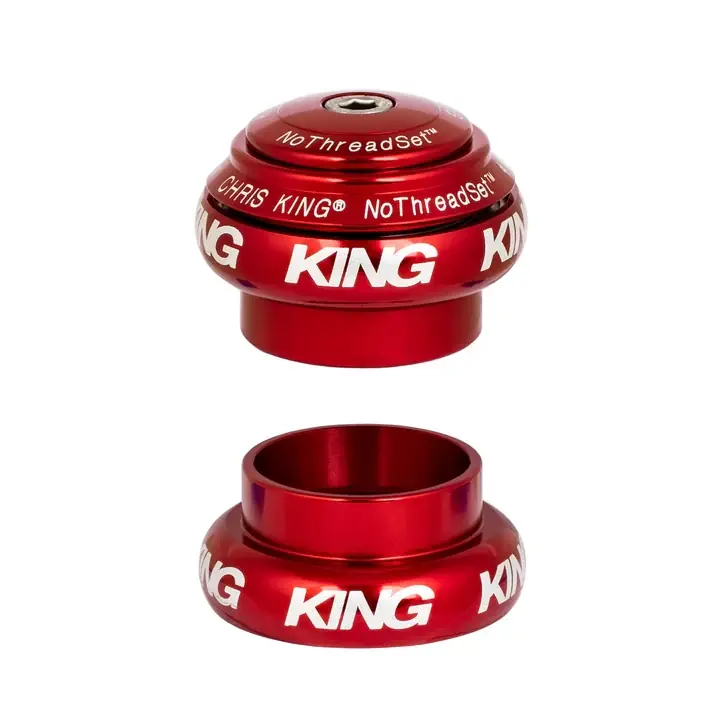 Ulkoinen Ohjainlaakeri CHRIS KING NOTHREADSET 1"1/8 EC34 Punainen Tarjous