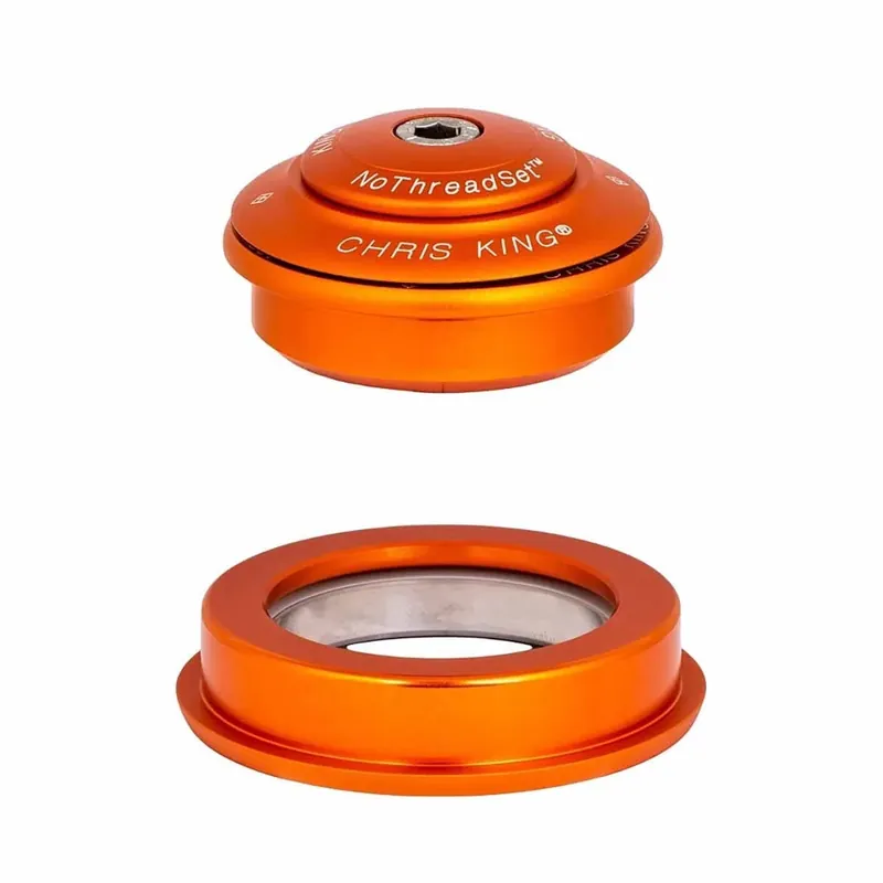 Superhinta CHRIS KING INSET 2 1"1/8-1.5" ZS44/ZS56 Oranssi Puoliintegroitu Ohjainlaakeri