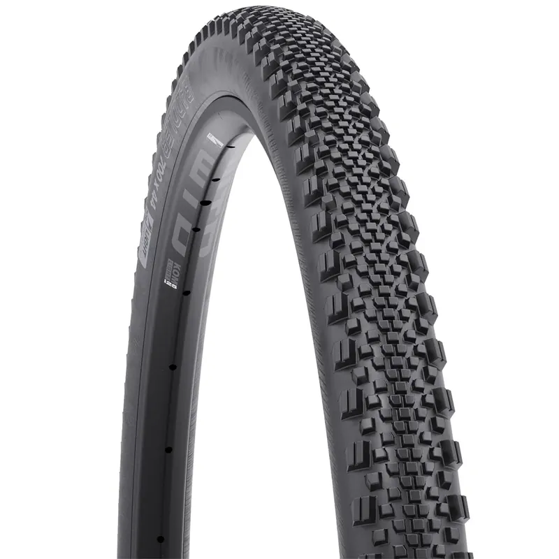 WTB RADDLER TCS LIGHT FAST ROLLING DUAL DNA SG2 700x44c Tubeless Ready Vahvistettu Musta -rengas Halpa