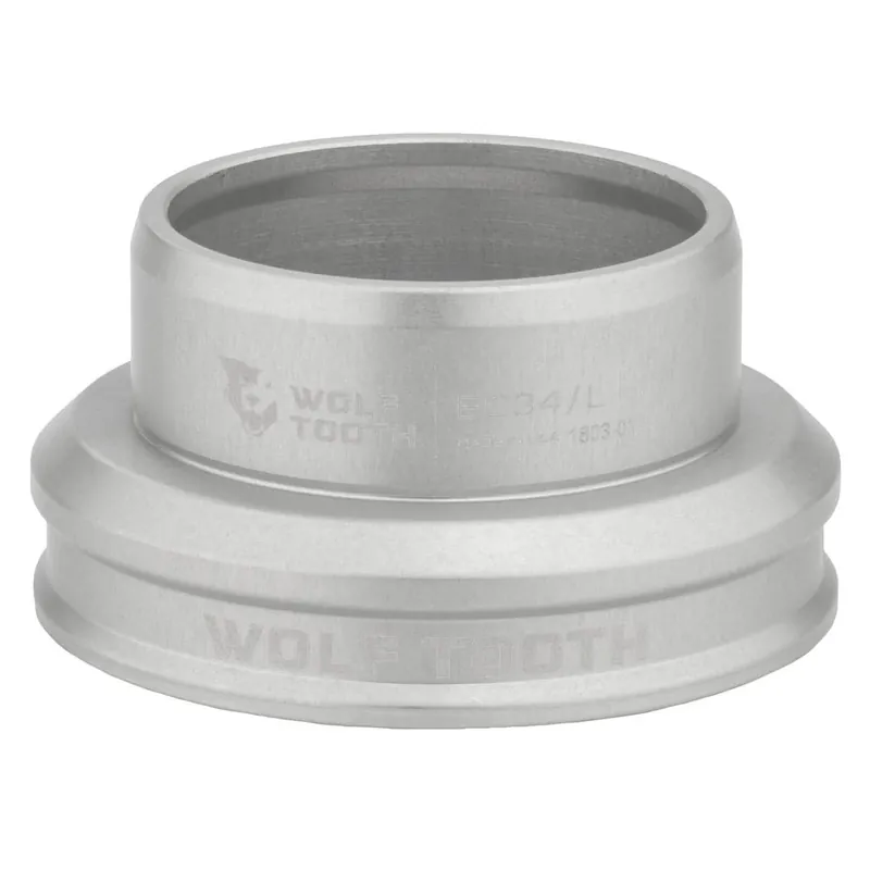 Turvallinen Maksu Alainen Kuppi Ulkoiselle Ohjainlaakerille WOLF TOOTH PREMIUM 1"1/8 EC34 Hopea