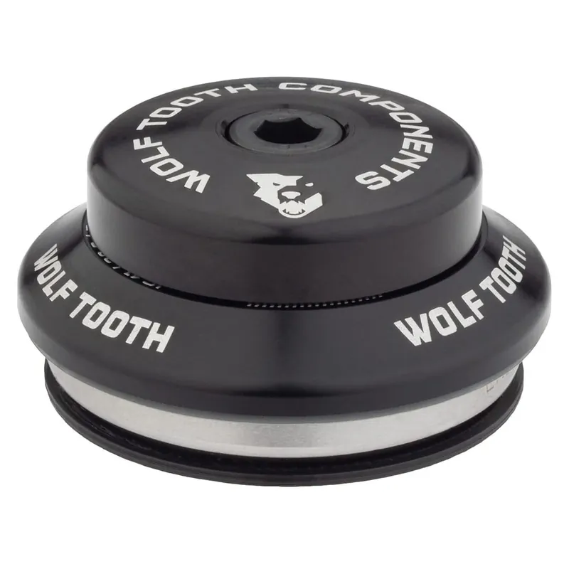 WOLF TOOTH PREMIUM 1"1/8 IS41 Stack 7mm Musta yläkuppi integroidulle ohjainlaakerille Edullinen