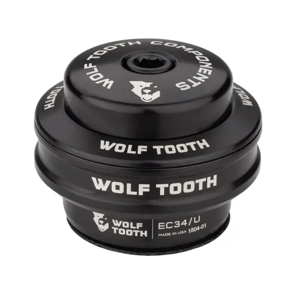 WOLF TOOTH PERFORMANCE 1"1/8 EC34 Stack 16 mm Musta yläkuppi ulkoiselle ohjainlaakerille Tarjoushinta