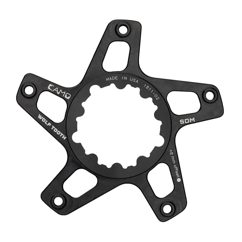 Kampiryhmän tähti WOLF TOOTH CAMO P2 Sram Offset 4mm Musta Tarjoushinta