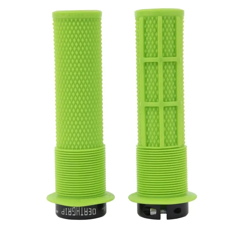 Vain Tänään Grips DMR DEATHGRIP Flange Medium Lock-on Vihreä