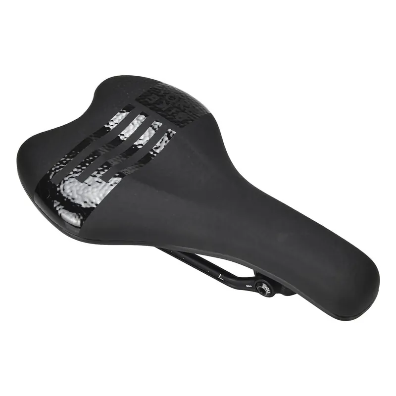 Satula BIKEYOKE SAGMA 130mm Alu-kiskot Musta Superhinta