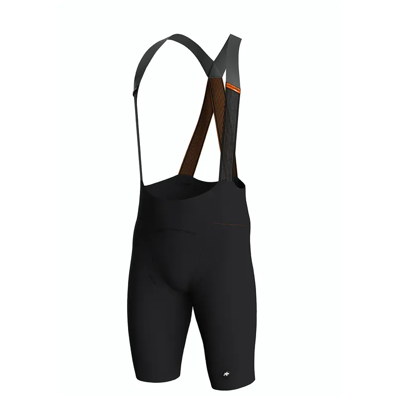 ASSOS EQUIPE RS SCHTRADIVAR S11 Regular -lyhyet polvipyöräilyhousut olkainten kanssa Musta Vain Rajoitetun Ajan