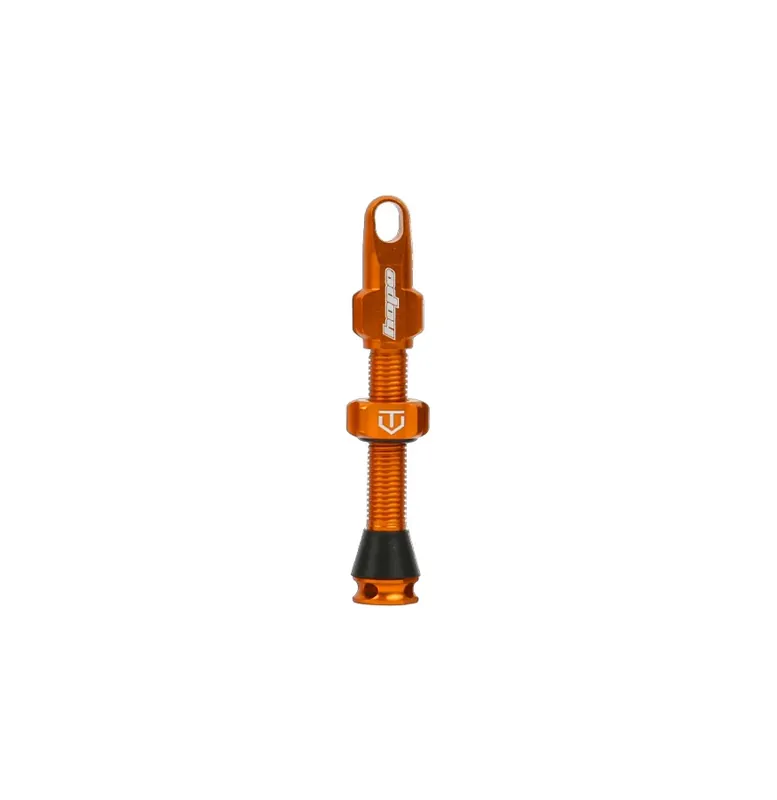 HOPE 40mm Tubeless-venttiili venttiilinsydämen irrottimella Oranssi Kausialennus