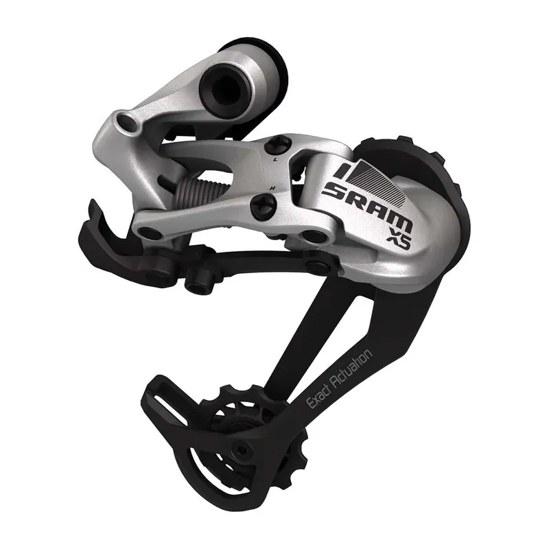 Takasiirtäjä SRAM X5 9V Pitkä Häkki Hopea Paras Hinta