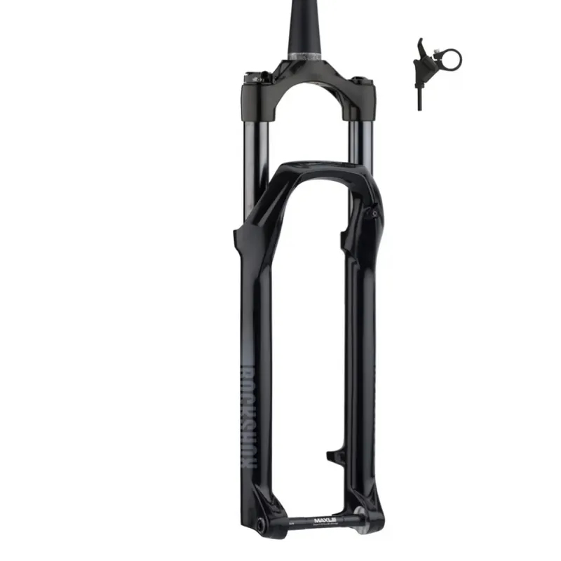 Korkea Laatu Etuhaarukka ROCKSHOX JUDY SILVER TK REMOTE 27.5 SoloAir Kartio Akseli 15x110 mm Boost Musta