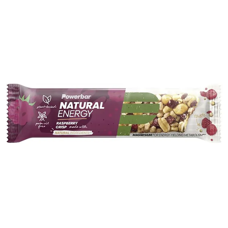 Energiapatukka POWERBAR NATURAL ENERGY (40 g) Vadelma Crispy Halpa