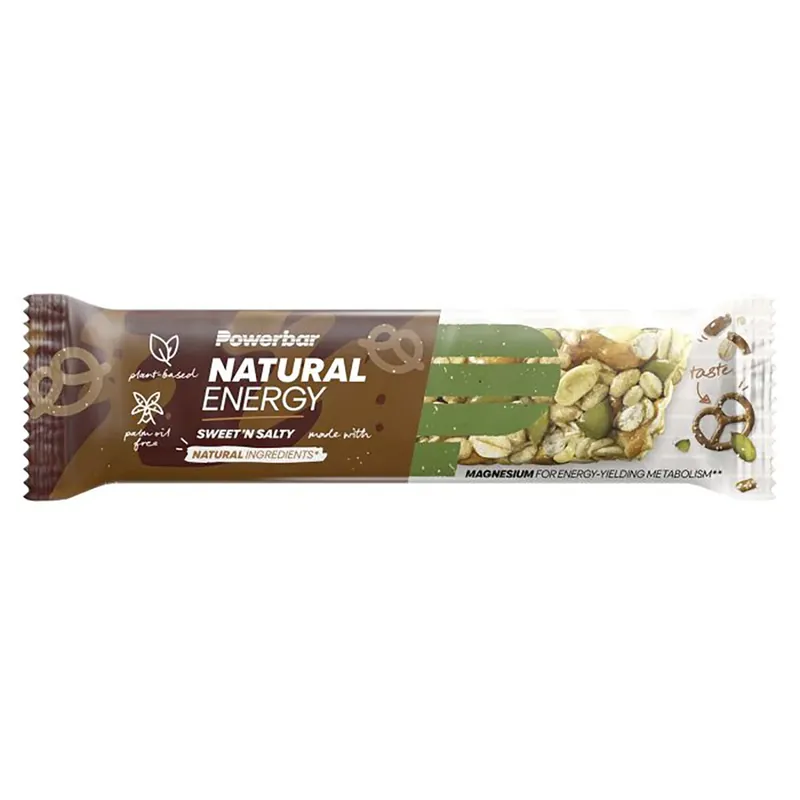 Turvallinen Maksu Energiapatukka POWERBAR NATURAL ENERGY (40 g) Suolainen Makea