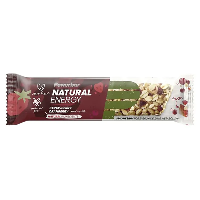 POWERBAR NATURAL ENERGY -energiapatukka (40 g) Mansikka Karpalo Poisto