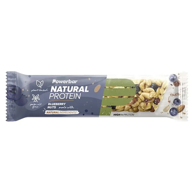 Proteiinipatukka POWERBAR NATURAL PROTEIN (40g) Mustikka Pähkinä Merkkituote