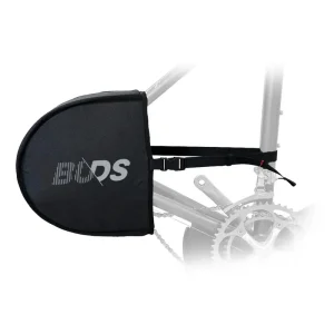 BUDS REAR BIKE PROTECT Suojakuori Maantie/Maastopyörän Takasiirtimelle Musta Merkkituote