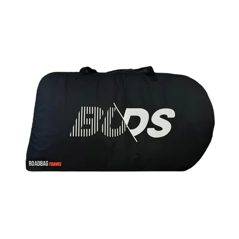 BUDS ROADBAG TRAVEL -maantiepyörän suojapussi (Erikois lentokone) Musta Vain Rajoitetun Ajan
