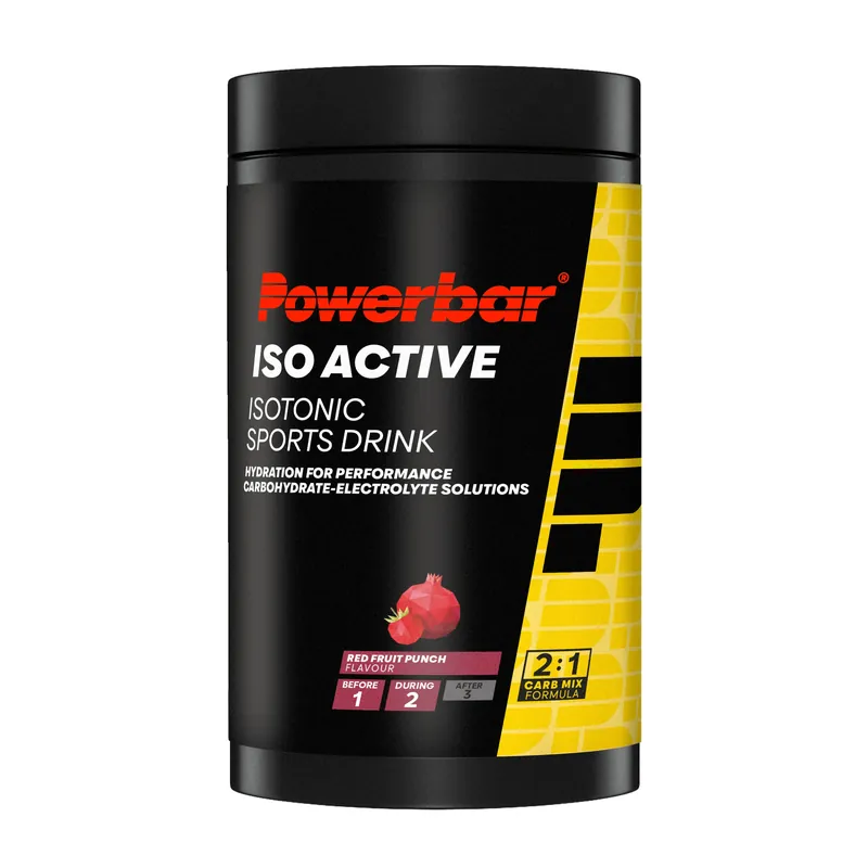 Korkea Laatu POWERBAR ISOACTIVE -energiajuoma (600 g) Punaiset hedelmät