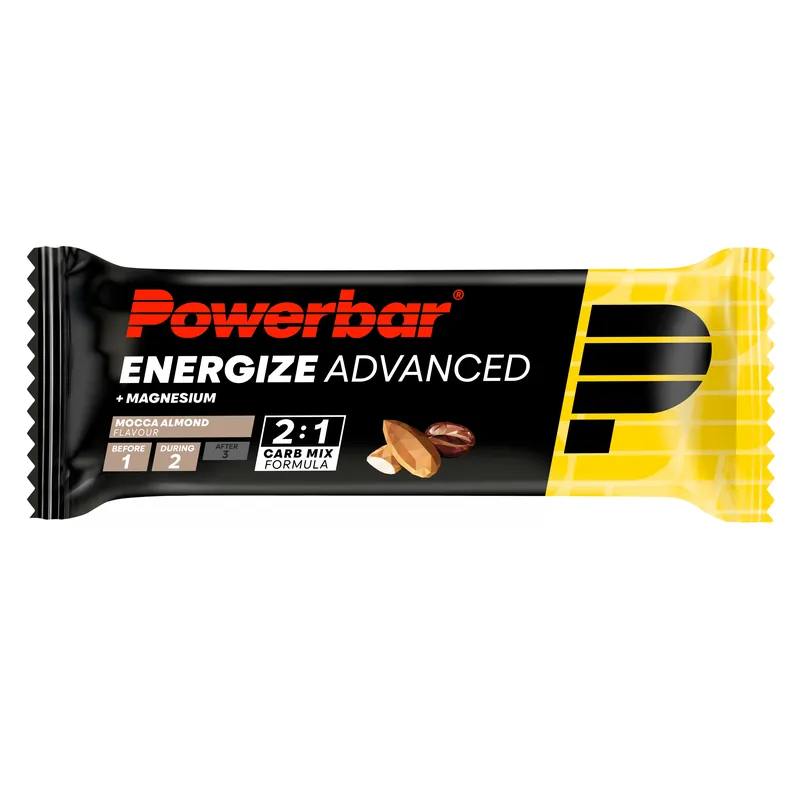Energiapatukka POWERBAR ENERGIZE ADVANCED (55g) Manteli Mokka Edullinen Hinta