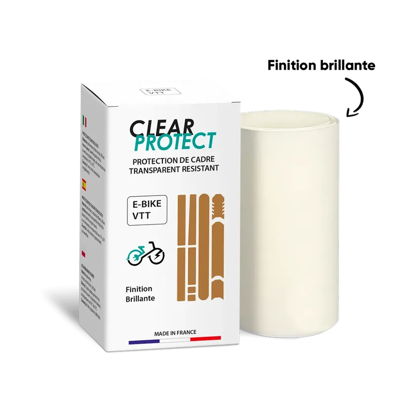 Superhinta CLEARPROTECT E-bike VTT -kehyssuojakalvo Brilliant