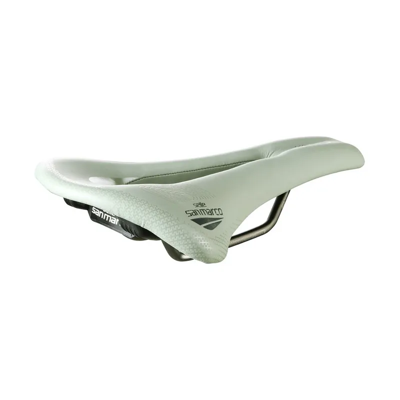 Alennus SAN MARCO ALLROAD SUPERCONFORT OPEN-FIT RACING L3 -satula Leveys 146mm Xsilite-teräskiskot Salvia vihreä