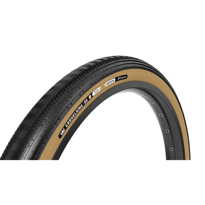 Alennus PANARACER GRAVELKING SEMISLICK R-LINE TLR 700x30c Tubeless Ready -rengas Beige