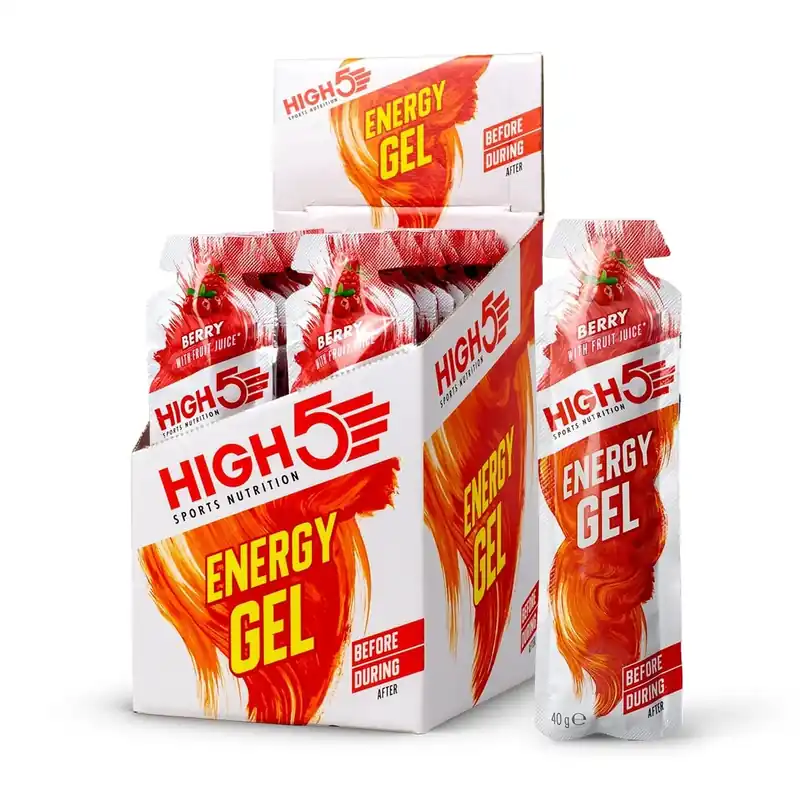 Energiageeli HIGH5 ENERGY GEL (40g) Punamarjat Erikoistarjous