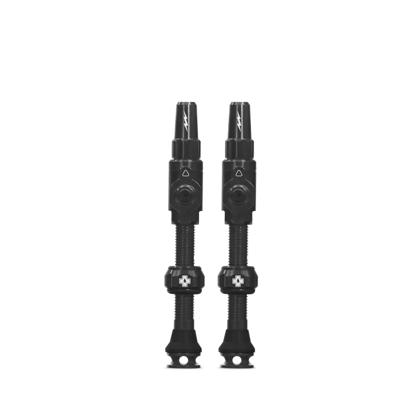 Uusi Malli MUC-OFF Big Bore Lite (Presta) Large Tubeless-venttiilit Musta