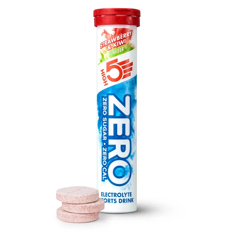 Flash-Tarjous HIGH5 ZERO -elektrolyyttinesteytystabletit (x20) Mansikka-Kiivi