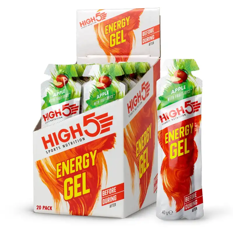 Erikoistarjous HIGH5 ENERGY GEL energiageeli (40 g) Omena