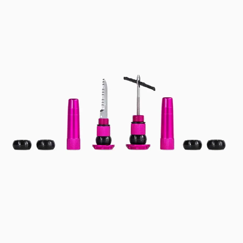 MUC OFF Tubeless Integroitu Korjaussarja Pinkki Erikoistarjous