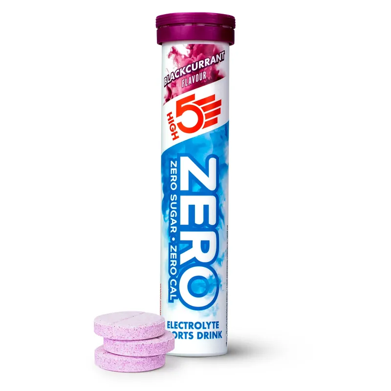 HIGH5 ZERO -elektrolyyttinesteytystabletit (x20) Mustaherukka Lähetetään Heti