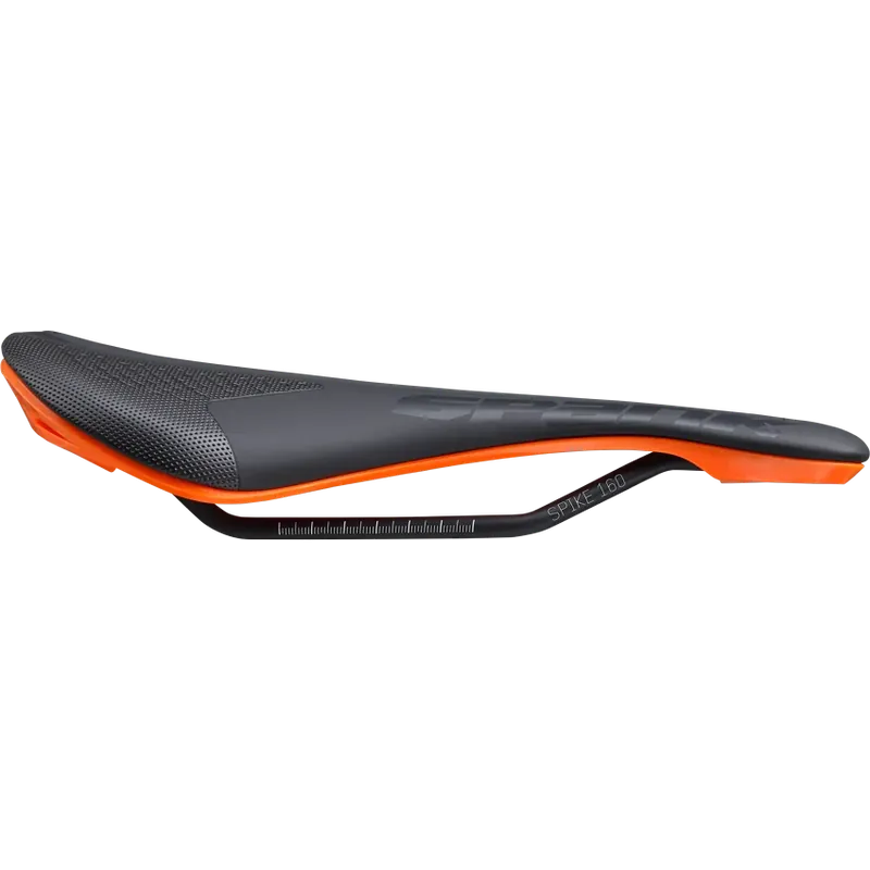Satula SPANK SPIKE 160 Nahka Rails CrMo Oranssi Kuuma Tarjous