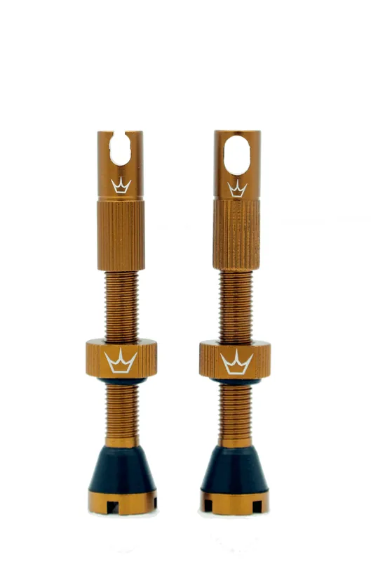 Viimeinen Mahdollisuus Tubeless-venttiilit PEATY‘S x Chris King MK2 Presta 60 mm (x2) Pronssi