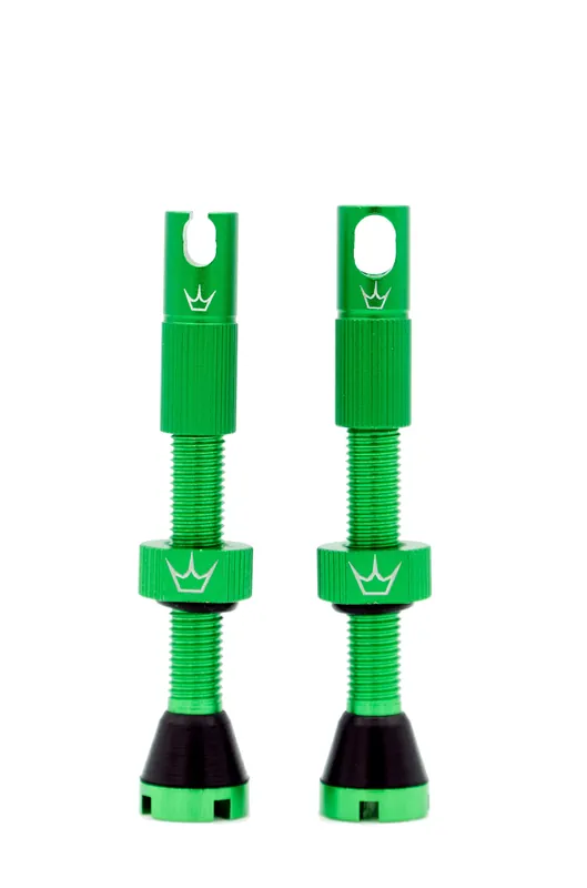 Merkkituote PEATY‘S x Chris King MK2 Presta 42 mm (x2) Tubeless-venttiilit Vihreä