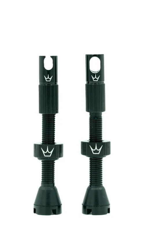 Viimeinen Mahdollisuus PEATY‘S x Chris King MK2 Presta 42 mm Tubeless-venttiilit (x2) Musta