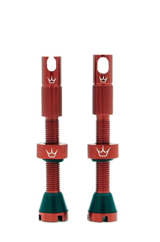 Merkkituote Tubeless-venttiilit PEATY‘S x Chris King MK2 Presta 60 mm (x2) Punainen