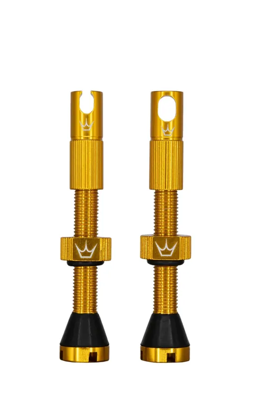 PEATY‘S x Chris King MK2 Presta 42 mm Tubeless-venttiilit (x2) Kulta Vain Tänään
