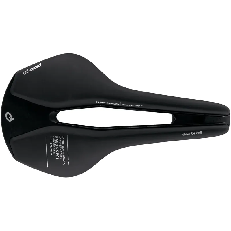 Asiakkaiden Suosikki PROLOGO NAGO R4 PAS 147 mm Nack-kiskot Musta -satula
