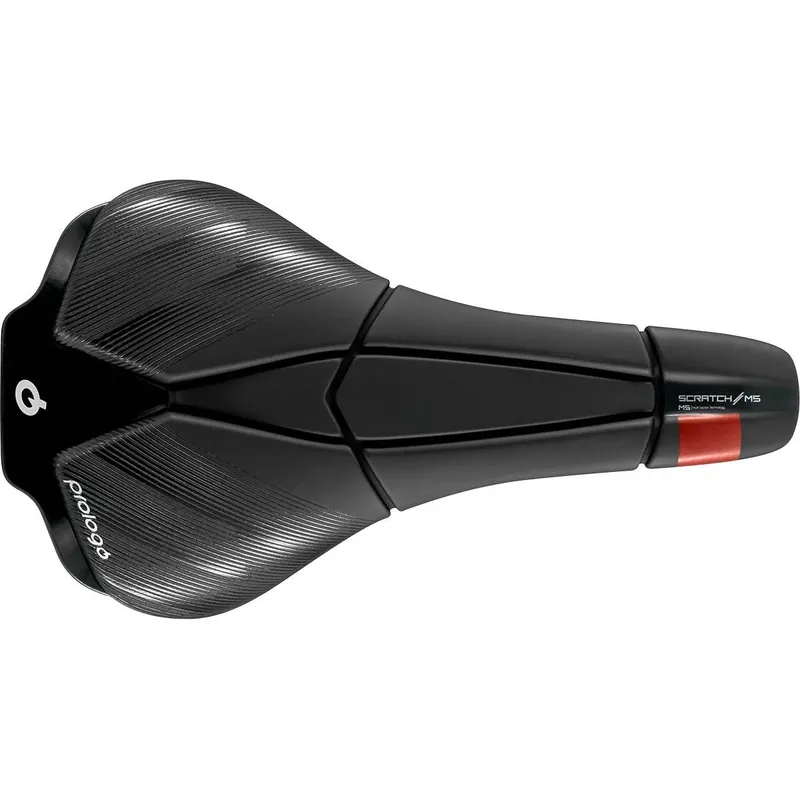 Viimeinen Mahdollisuus PROLOGO SCRATCH M5 AGX -satula RAILS Hiili leveys 140mm Musta