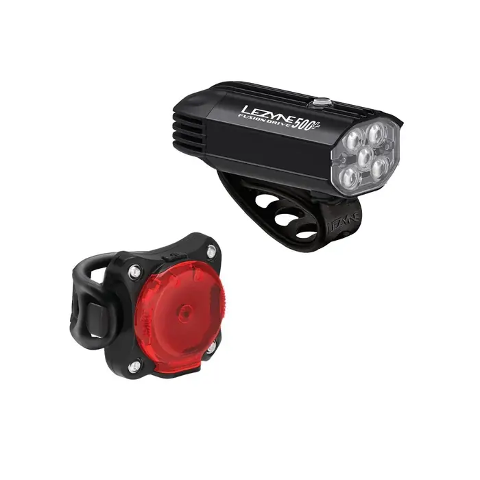 LEZYNE FUSION DRIVE 500+ / ZECTO DRIVE 200+ etu- ja takavalaisinsetti Uusi Kokoelma