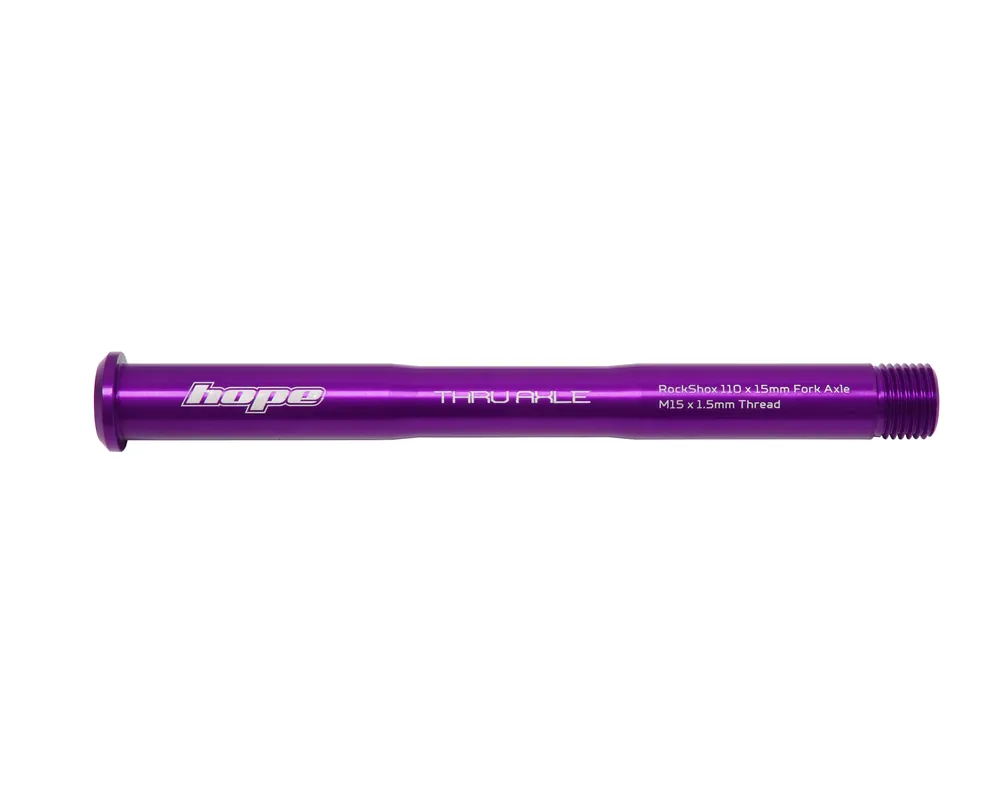 HOPE Etupyörän Akseli ROCKSHOX Pike/Lyric/Zeb -Haarukalle Violetti Poisto